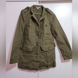 ZARA women's khaki & green army jacket, trench coat